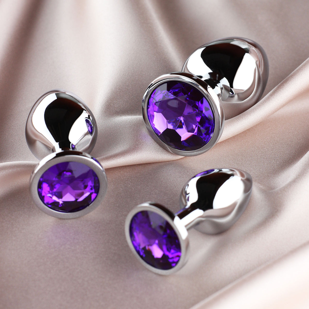 Anika - 3 Piece Anal Plug Kit Edonista Anika - 3 Piece Anal Plug Kit Edonista